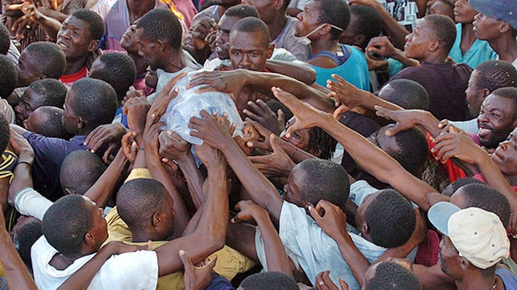 Haiti uhkaa nälänhätä.