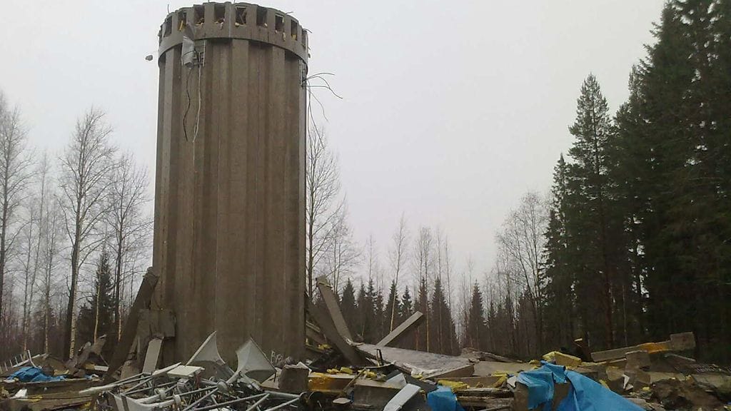 Kangasvuoren romahtanut vesitorni oli rakennettu 1970-luvulla.