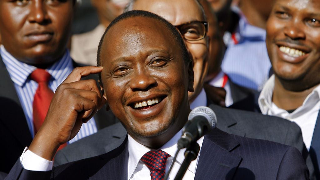 Kenian presidentti Uhuru Kenyatta on jatkamassa virassa.