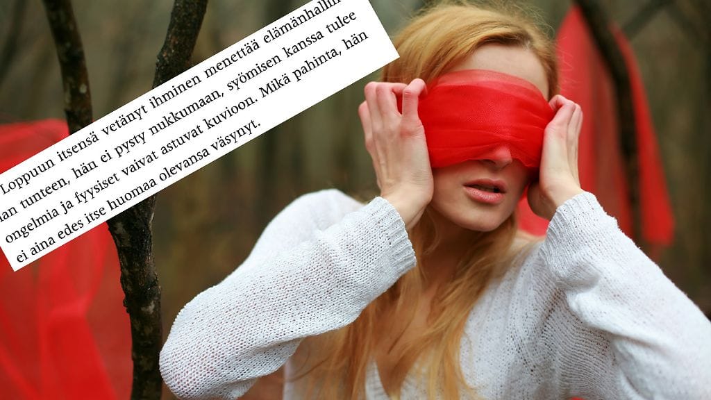 Kuvituskuva ja katkelma Armollinen Itsekuri -kirjasta