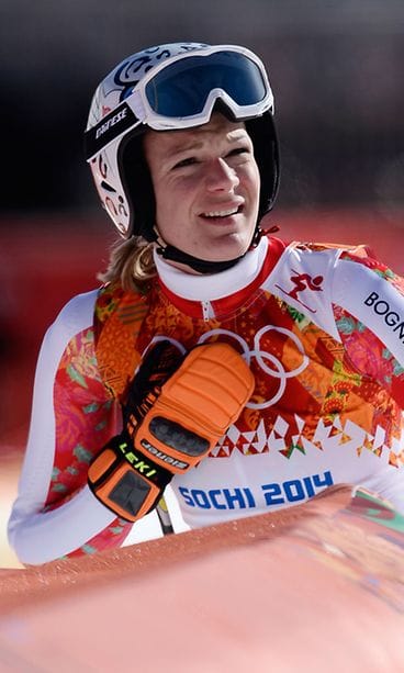 Saksan Maria Hoefl-Riesch Sotshissa.