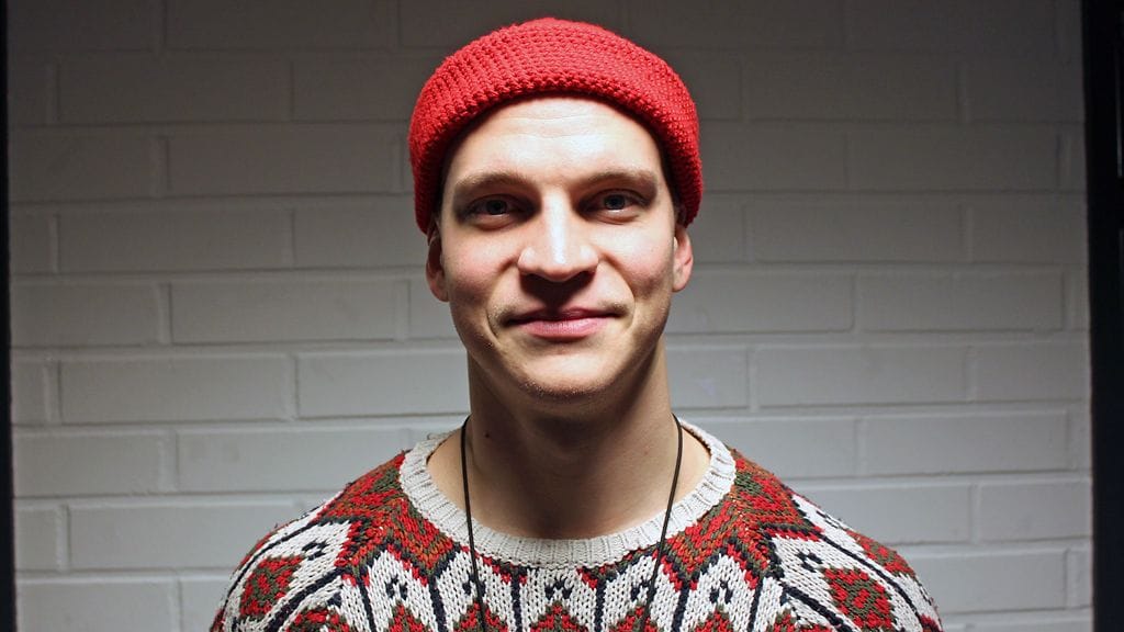 Riku Nieminen Putous-treeneissä 09.01.2014.