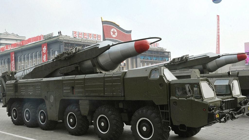 Kuvituskuva.  Musudan-ohjuksia.