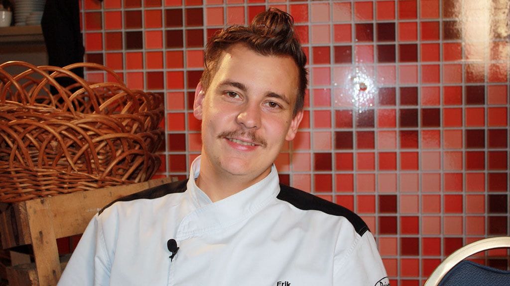Erik Mansikka Hell's Kitchen Suomi -ohjelmassa.