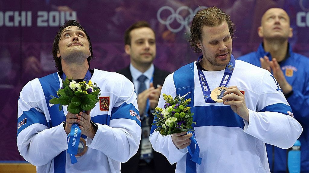 Teemu Selänne ja Olli Jokinen