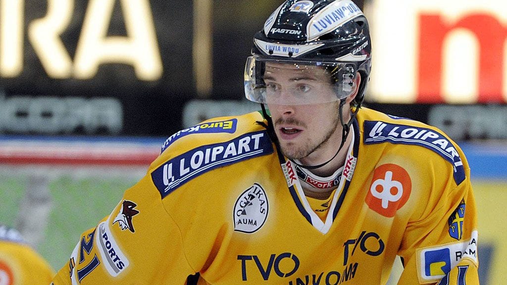 Lukko-puolustaja Matt Generous keväällä 2013.