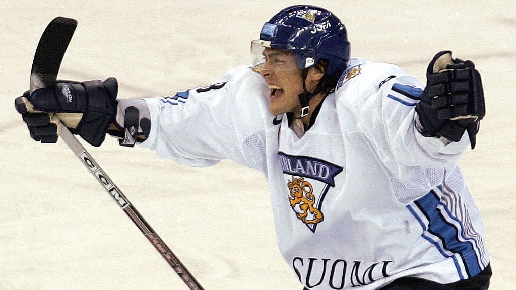Teemu Selänne Torinon olympialaisissa.