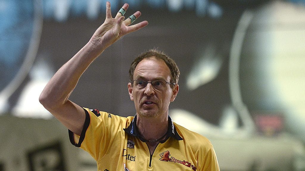 Mika Koivuniemi juhli Ballmaster-voittoa.