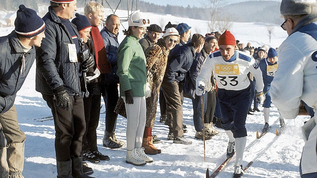 Eero Mäntyranta Grenoblen talviolympiakisoissa.