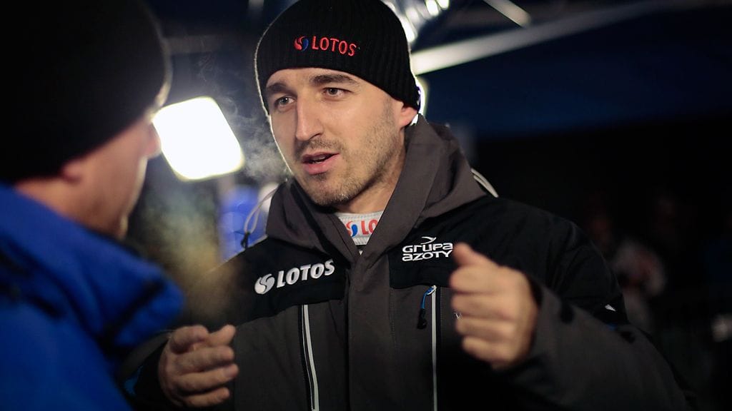 Robert Kubica oli rallissa neljäntenä ennen virhettään (arkistokuva).