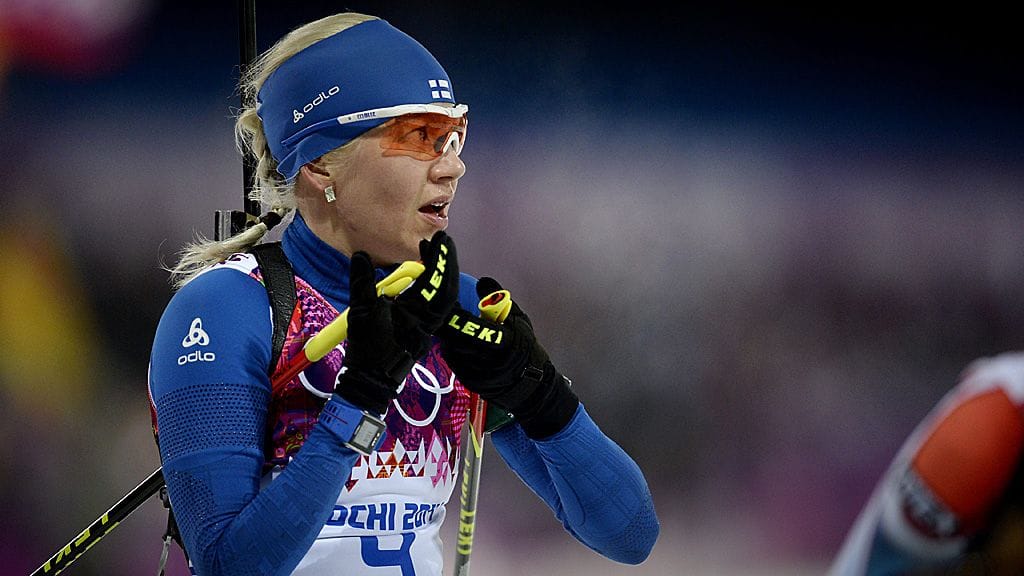 Kaisa Mäkäräinen ei ole päässyt kilpailemaan täysin terveenä.