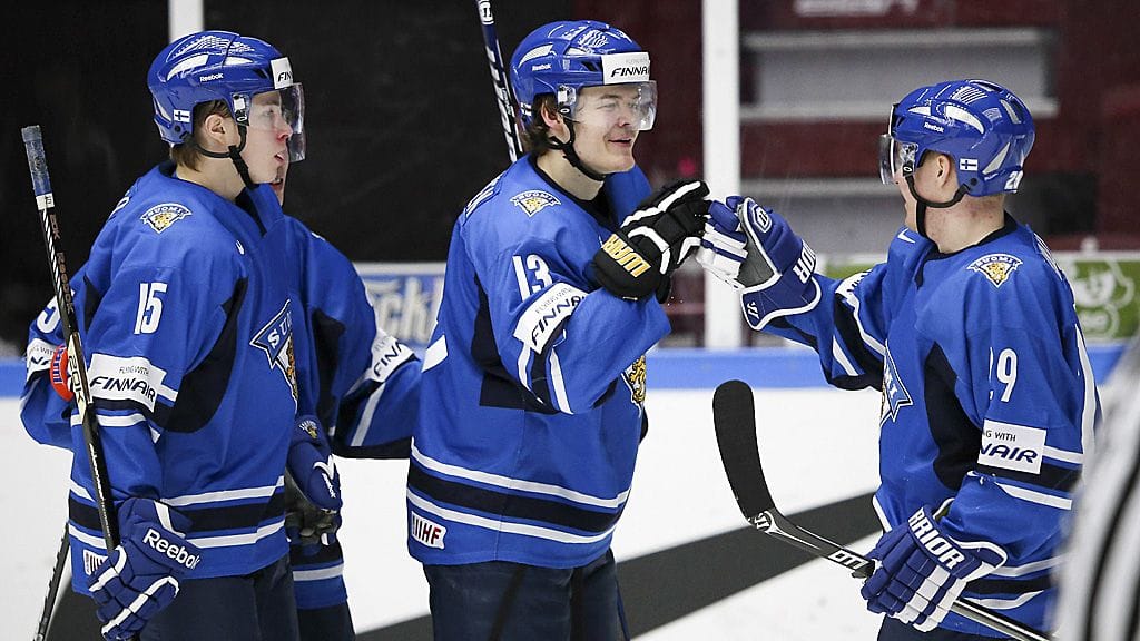 Juuso Vainio (vas.), Ville Leskinen ja Otto Rauhala.