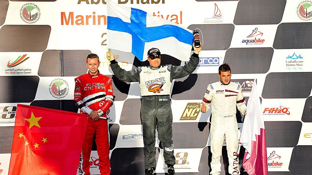 Sami Seliö nousi korkeimmalle korokkeelle Abu Dhabissa.