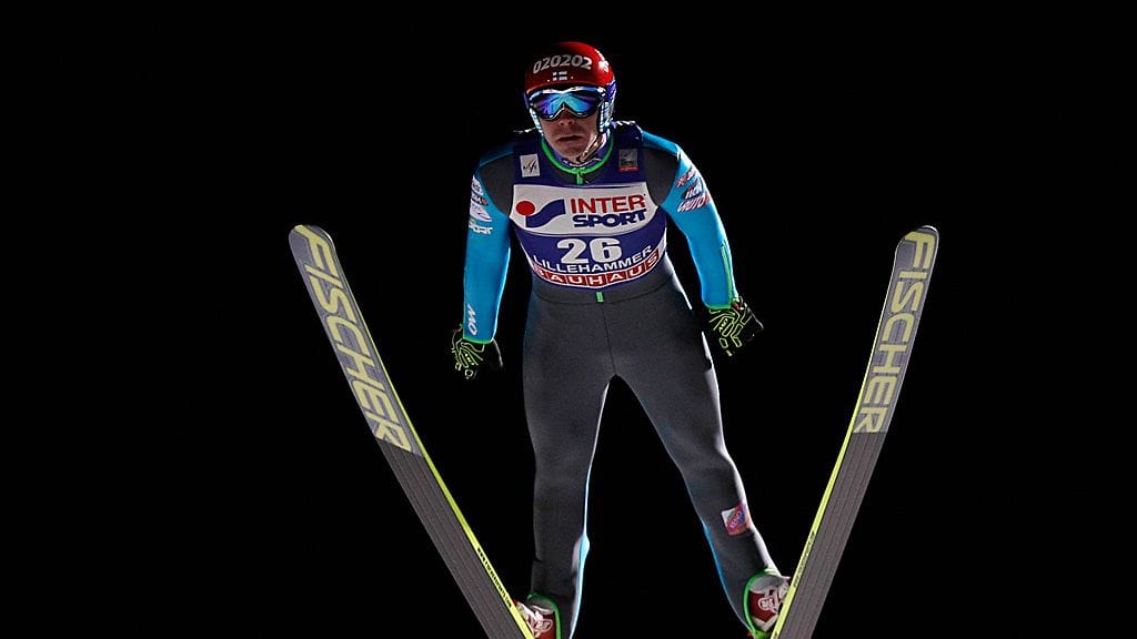 Janne Ahonen Lillehammerissa.