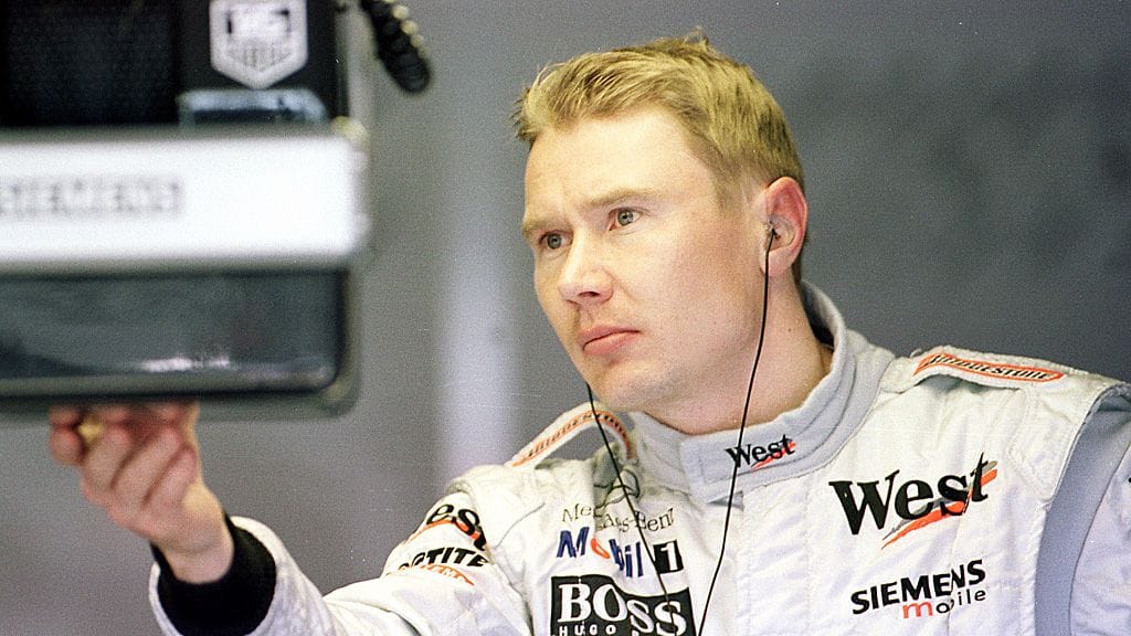 Mika Häkkinen viimeisellä F1-kaudella 2001.