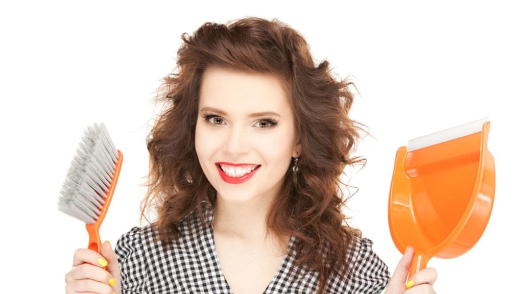 Siivoaminen voi olla tapa rentoutua.