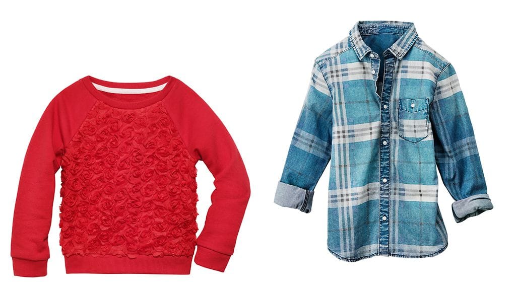 Vaatteita tulee käytettyä joka päivä, joten kannattaa olla paljon vaihtelun varaa. Kuvat: H&M