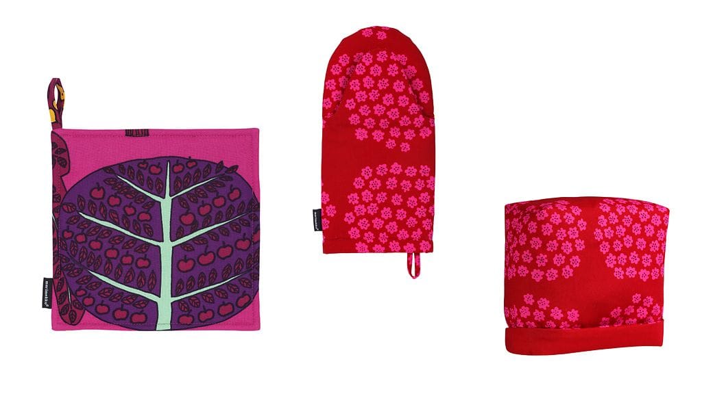 Vaihtelu virkistää myös keittiötarvikkeiden suhteen. Kuvat: Marimekko