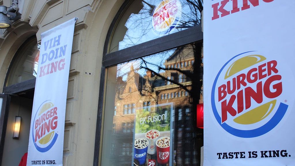 Helsingin Mannerheimintien Burger King 13.12.2013.