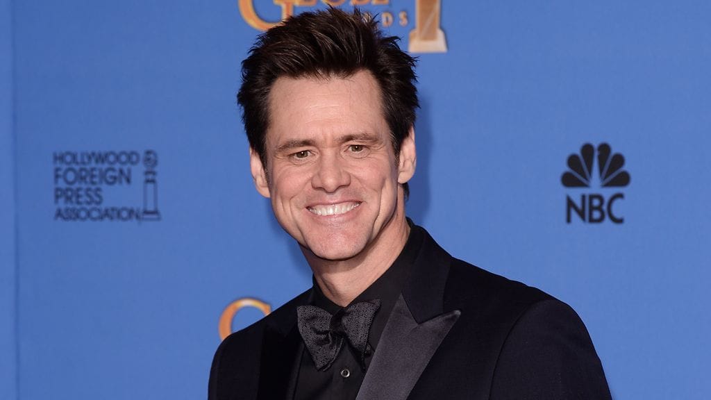 Jim Carrey Golden Globe -palkintogaalassa.