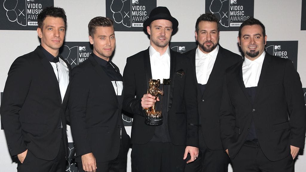 Nsync MTV Music Awards -palkintogaalassa vuonna 2013.