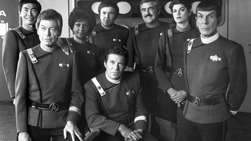 Mies nähtiin Star Trek -sarjassa.