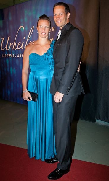 Tero Pitkämäki ja Niina Kelo Urheilugaala 2014