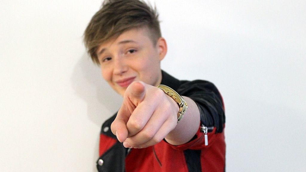 Isac Elliot MTV:llä 13.2.2014.