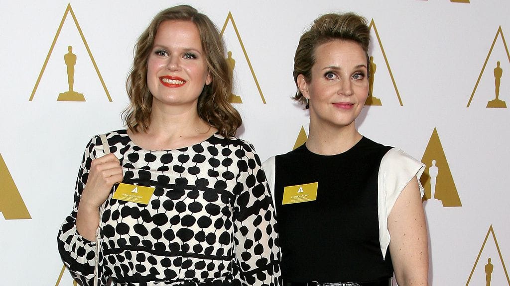 Selma Vihunen ja Kirsikka Saari.