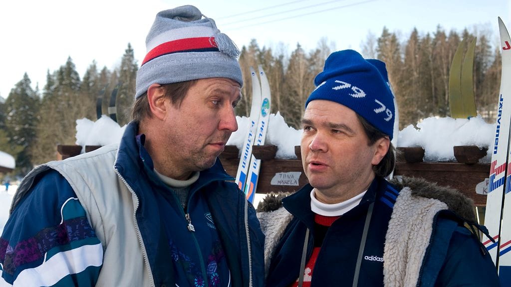 Martti Suosalo ja Mikko Kouki Isänmaallinen mies -elokuvassa