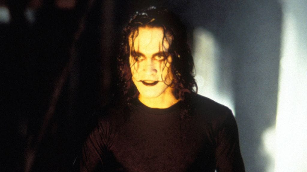 Brandon Lee The Crow -elokuvassa.