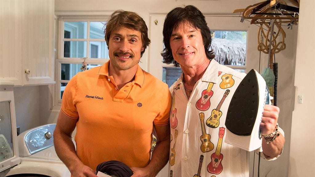 Teemu ja Ronn silityspuuhissa.