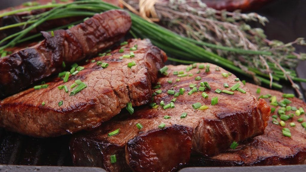 Mitäs pihviä tässä kuvassa on?