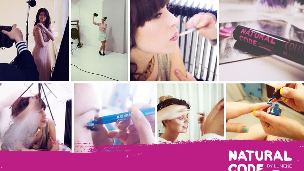 Janna hurmaa huulimeikissä.