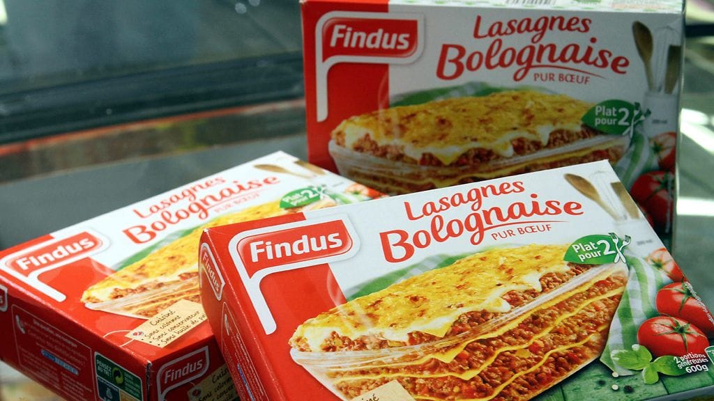 Hevosenlihakohu alkoi, kun Finduksen lasagnesta löytyi hevosenlihaa, vaikka pakkausmerkintöjen mukaan ruoassa piti olla naudanlihaa.