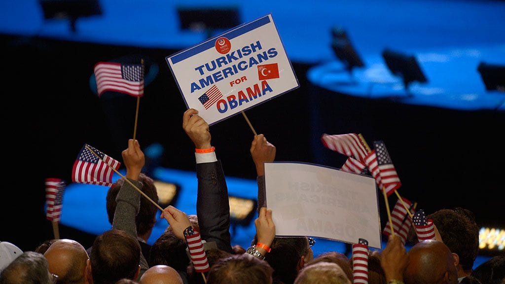 Obaman kannattajia Chicagossa, Illinoisissa