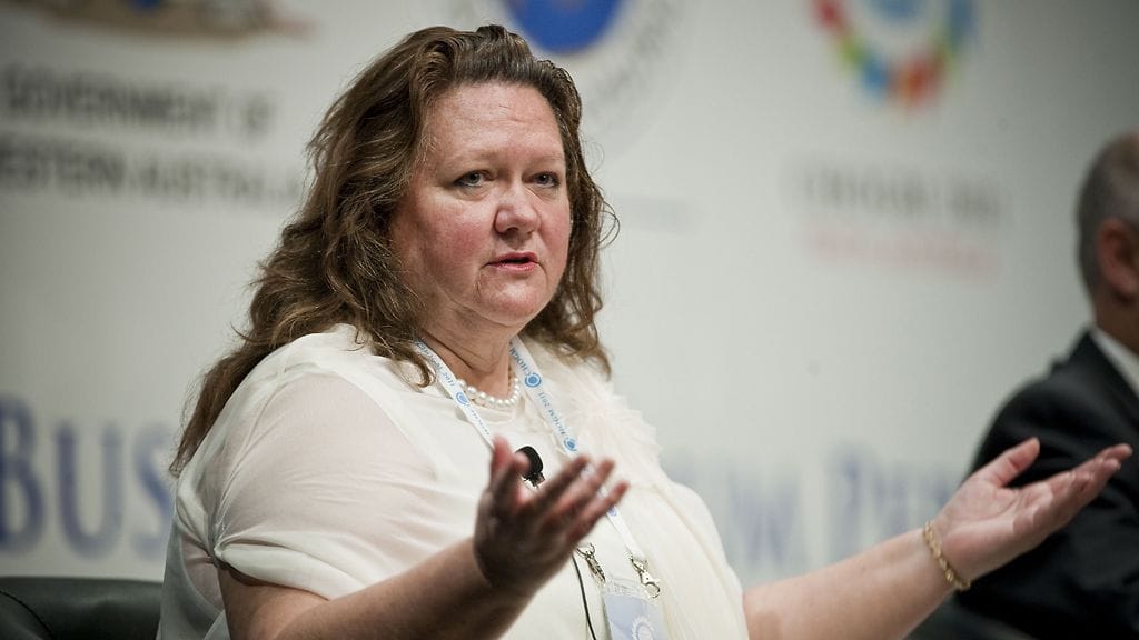 Gine Rinehart on Australian rikkain ihminen.