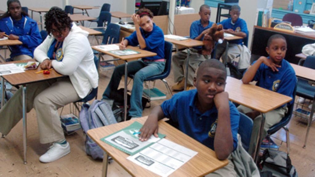 Koululaisia New Orleansissa, kuva: EPA