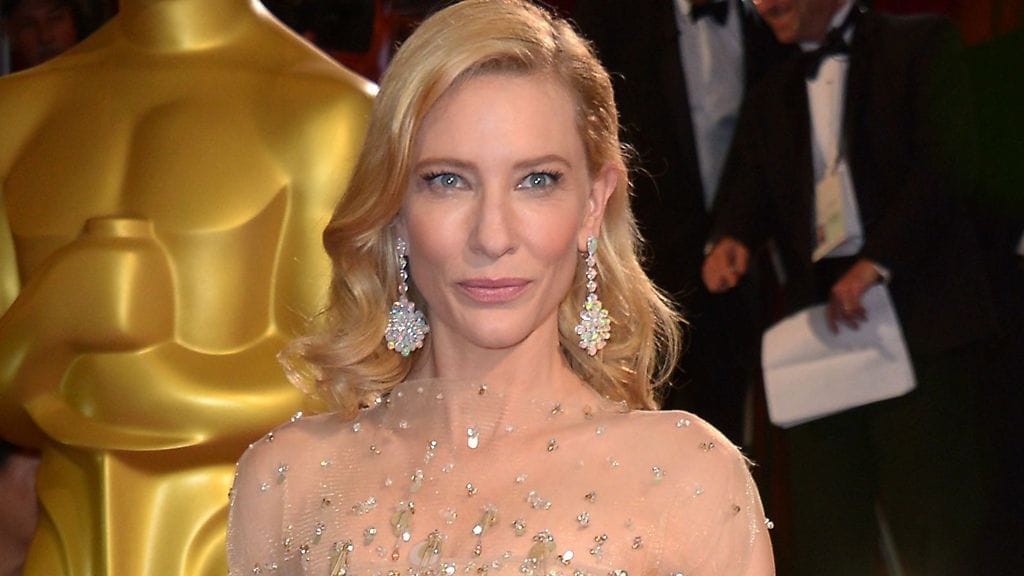 Cate Blanchett palkittiin parhaan naisnäyttelijän Oscarilla.