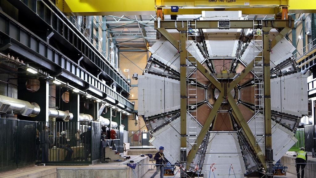 Cernin tutkimuslaboratorio Genevessä.