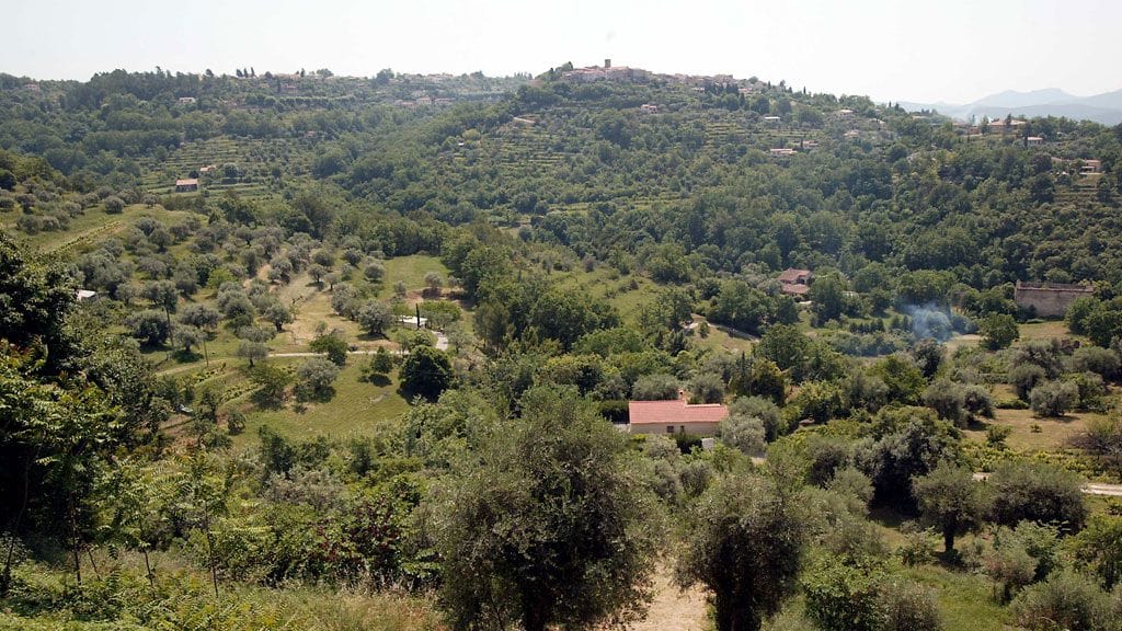 Arkistokuva. Callian kylä Etelä-Ranskassa.