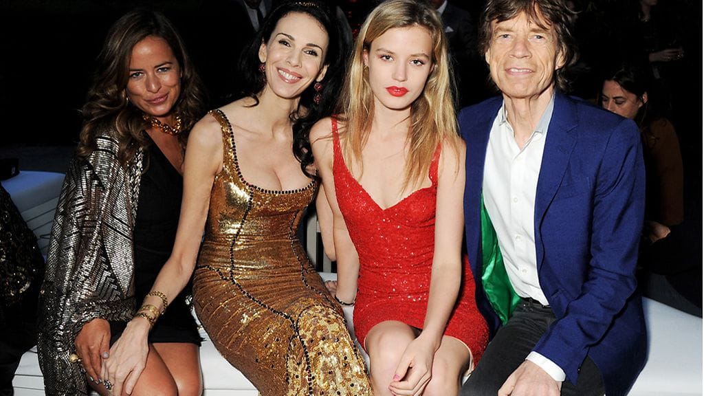 Jagger L'Wrenn Scottin ja lastensa Jade ja Georgia Mayn kanssa.