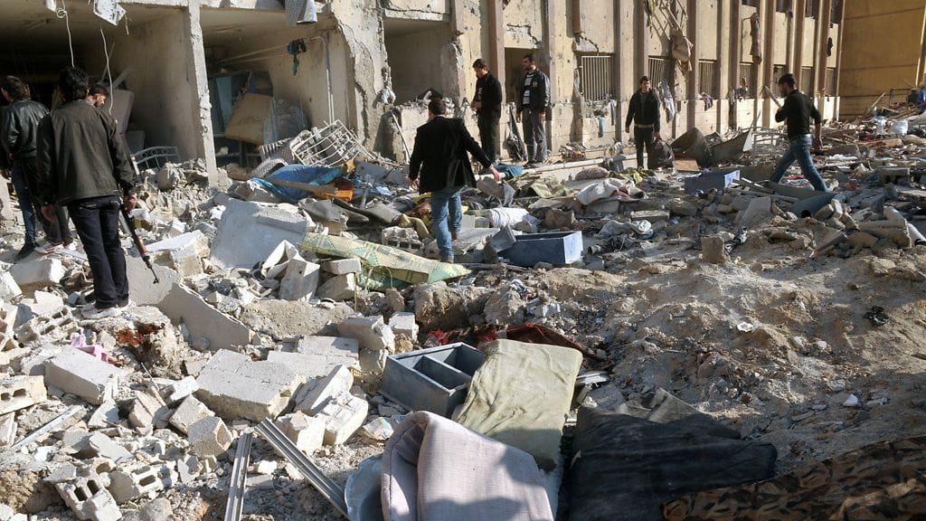 Sodan tuhoja Aleppossa