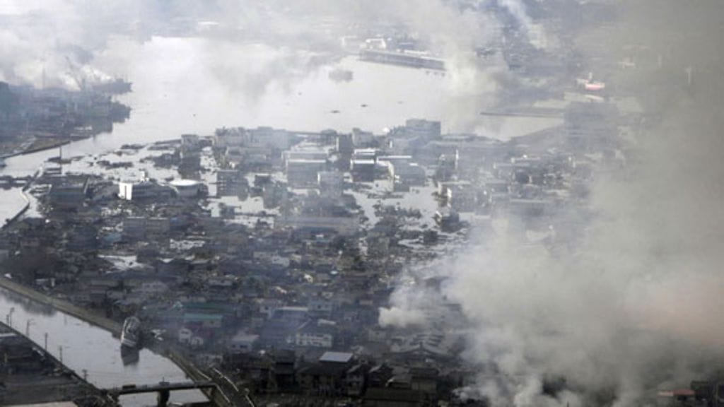 Hävityksen jälkiä Kisenuman kaupungissa Miyagin maakunnassa.