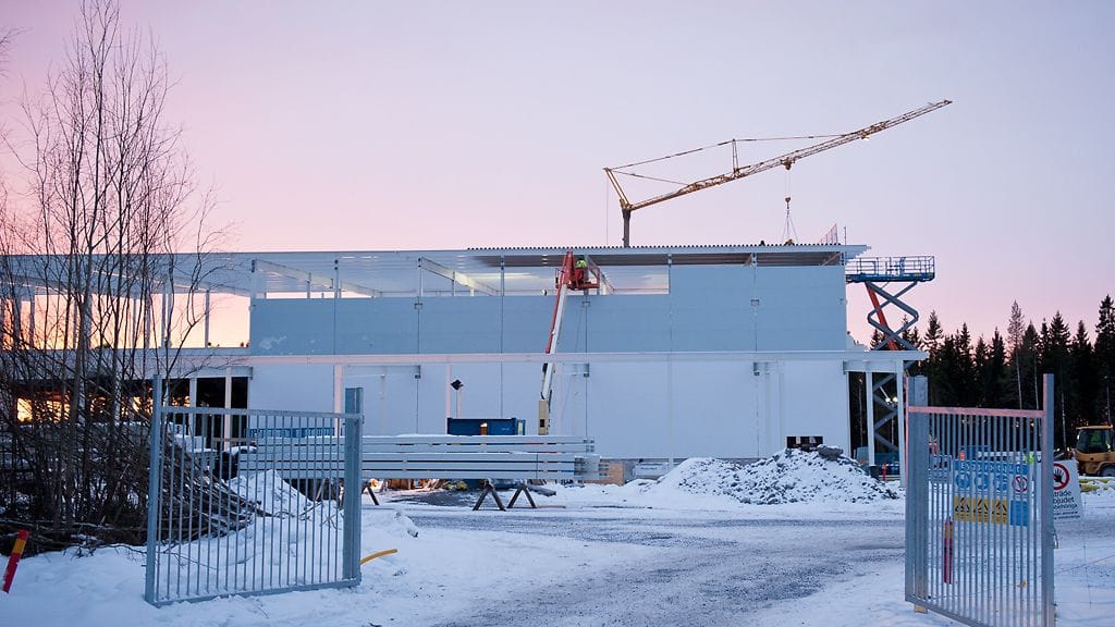 Facebookin palvelimille rakennetaan tehtaita Ruotsin Luulajassa, Kuvat: Victor Engström.