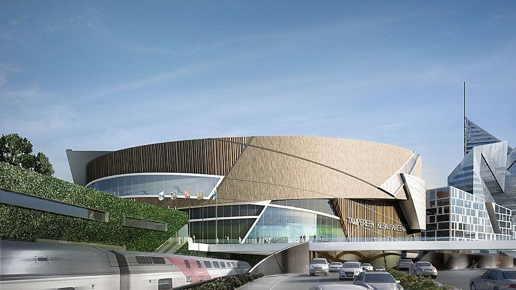 Tampereen ydinkeskustaan junaradan päälle on kehitteillä ”Kansi”, johon monitoimiareenan lisäksi on suunnitteilla toimisto- ja liiketiloja, asuntoja, hotelli ja toritiloja.