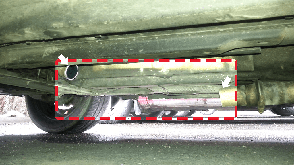 Tästä ajoneuvosta on poistettu katalysaattori. Kuvan auto ei liity uutiseen.