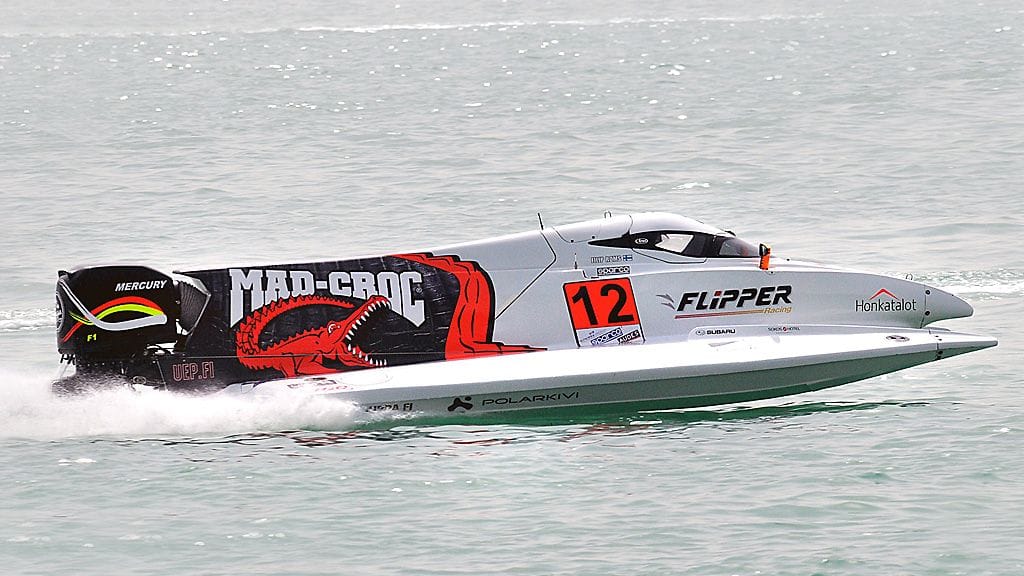 Filip Roms vauhdissa Qatarissa.