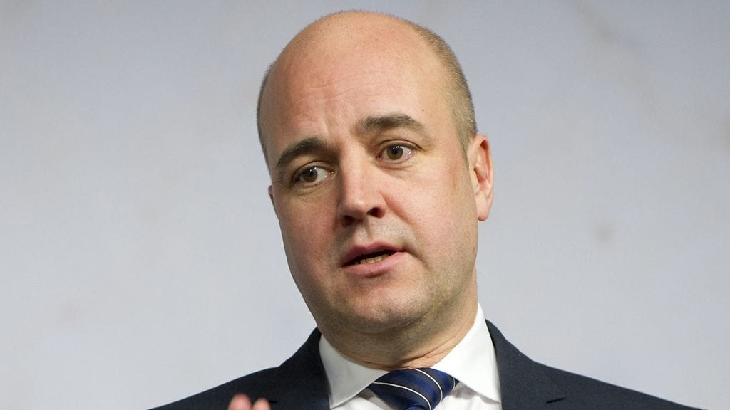 Ruotsin pääministeri Fredrik Reinfeldt.