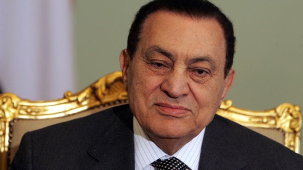 Egyptin presidentti Hosni Mubarak